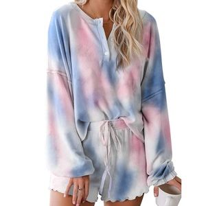 Women’s tie dye pajama set